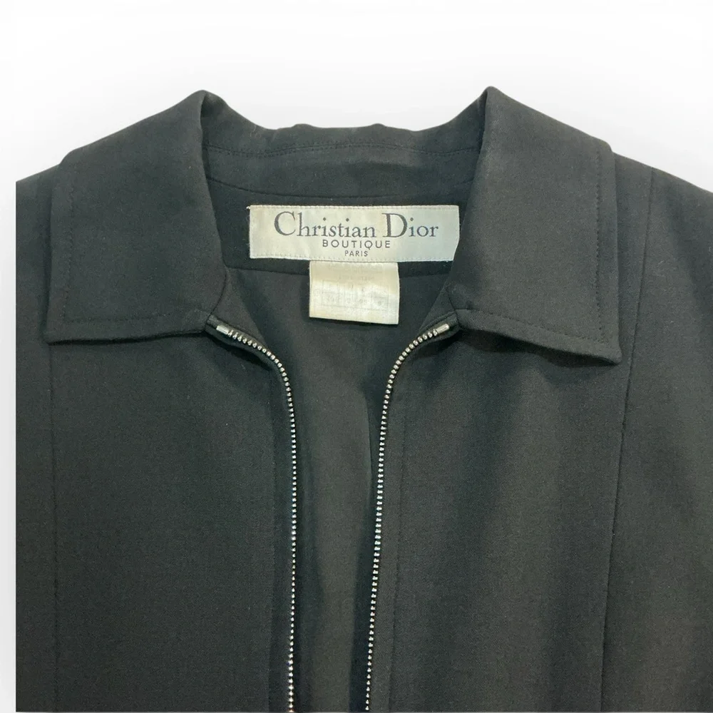 Vintage Christian Dior Boutique Black Women's Evening Jacket
